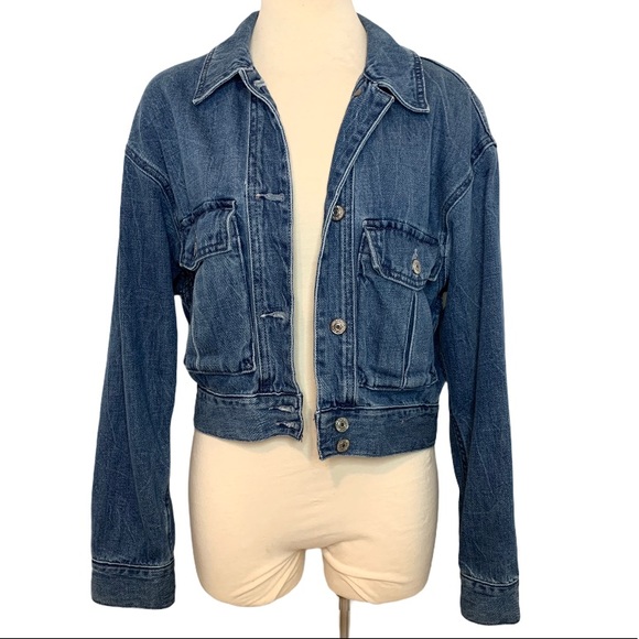Abercrombie & Fitch Jackets & Blazers - ABERCROMBIE & FITCH Denim Jean Jacket